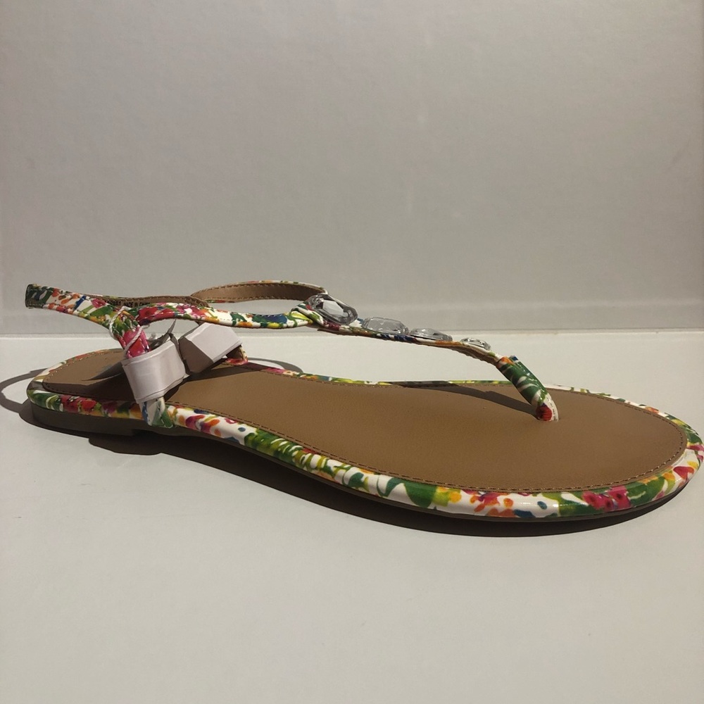 Colorful Floral Sandals! - Picture 5 of 6